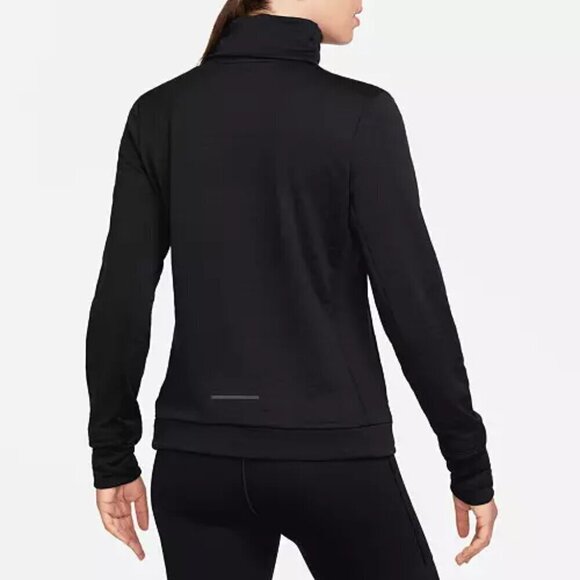 NWT Nike Therma Fit Element Swift Turtleneck Black Running Top - Picture 3 of 14